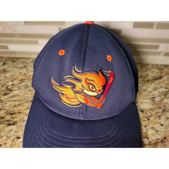 Richardson Dryve Hat Navy Blue Baseball Cap Embroidered Logo Fitted Small-Medium - Picture 14 of 14